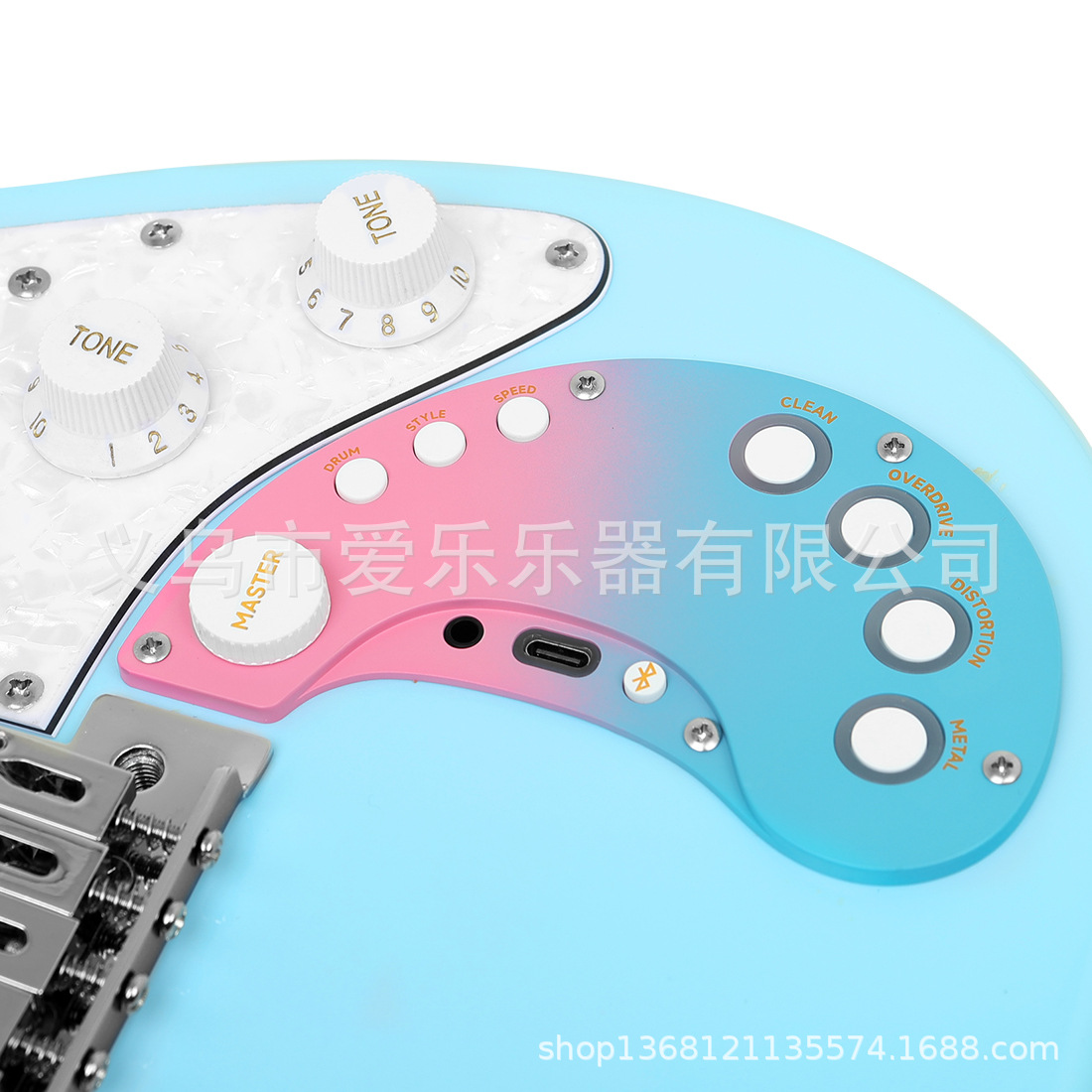 IRIN smart electric guitar with built-in effects 22 Bluetooth electric guitar, poplar electric guitar, high-end guitar case pic 14