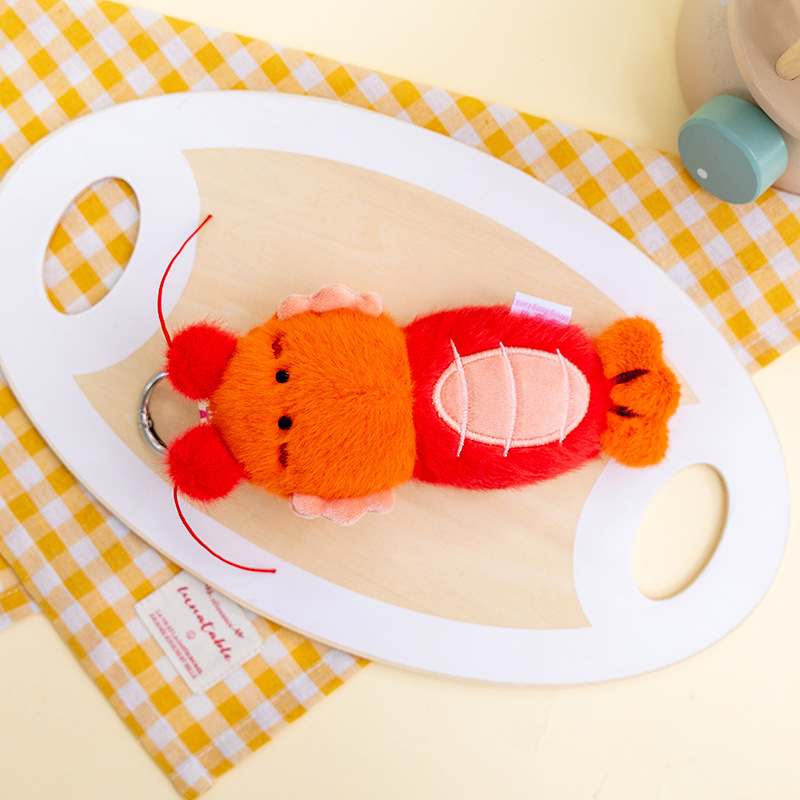 解压系海洋馆小动物飞象章鱼毛绒小挂件卡通书包钥匙扣礼品挂饰详情8