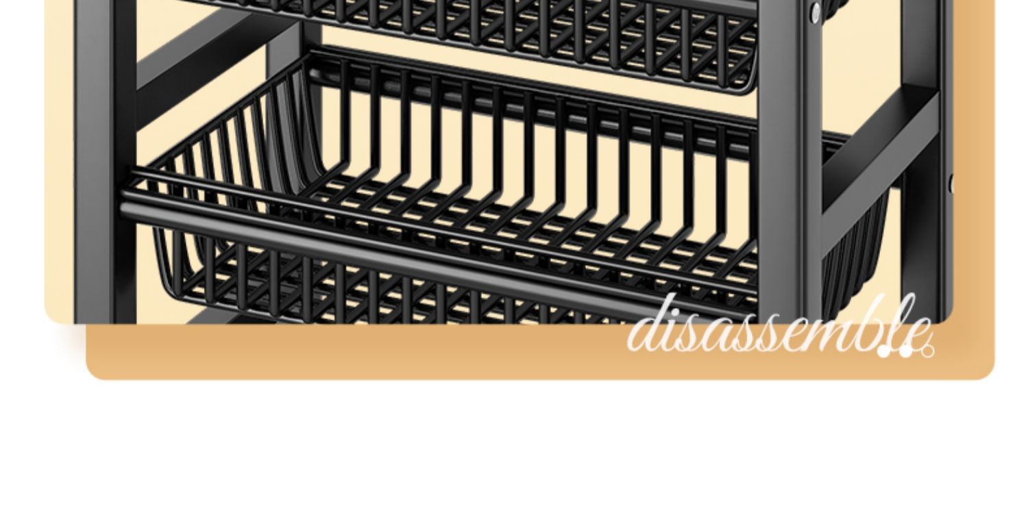 厨房置物架用具收纳菜篮子多功能家用零食储物架微波炉置物收纳架详情25