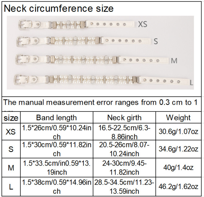 Wholesale of pet collars, drawstrings, neck rings, pearl cat necklaces, small and medium-sized dog rings, and neck rings pic 20