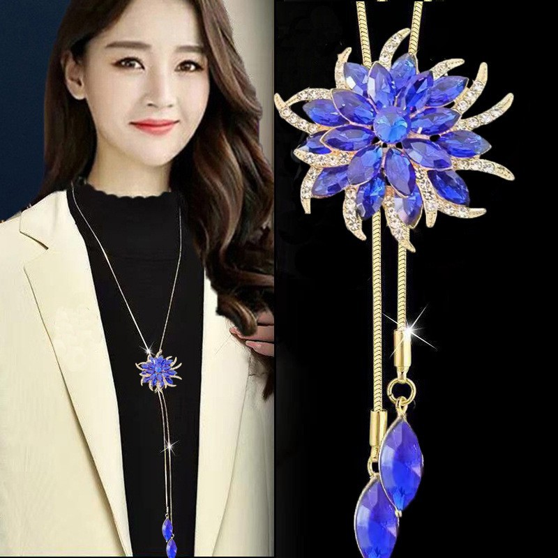 跨境合金毛衣链女高级感轻奢长项链时尚百搭流苏秋冬服装配饰挂件详情22