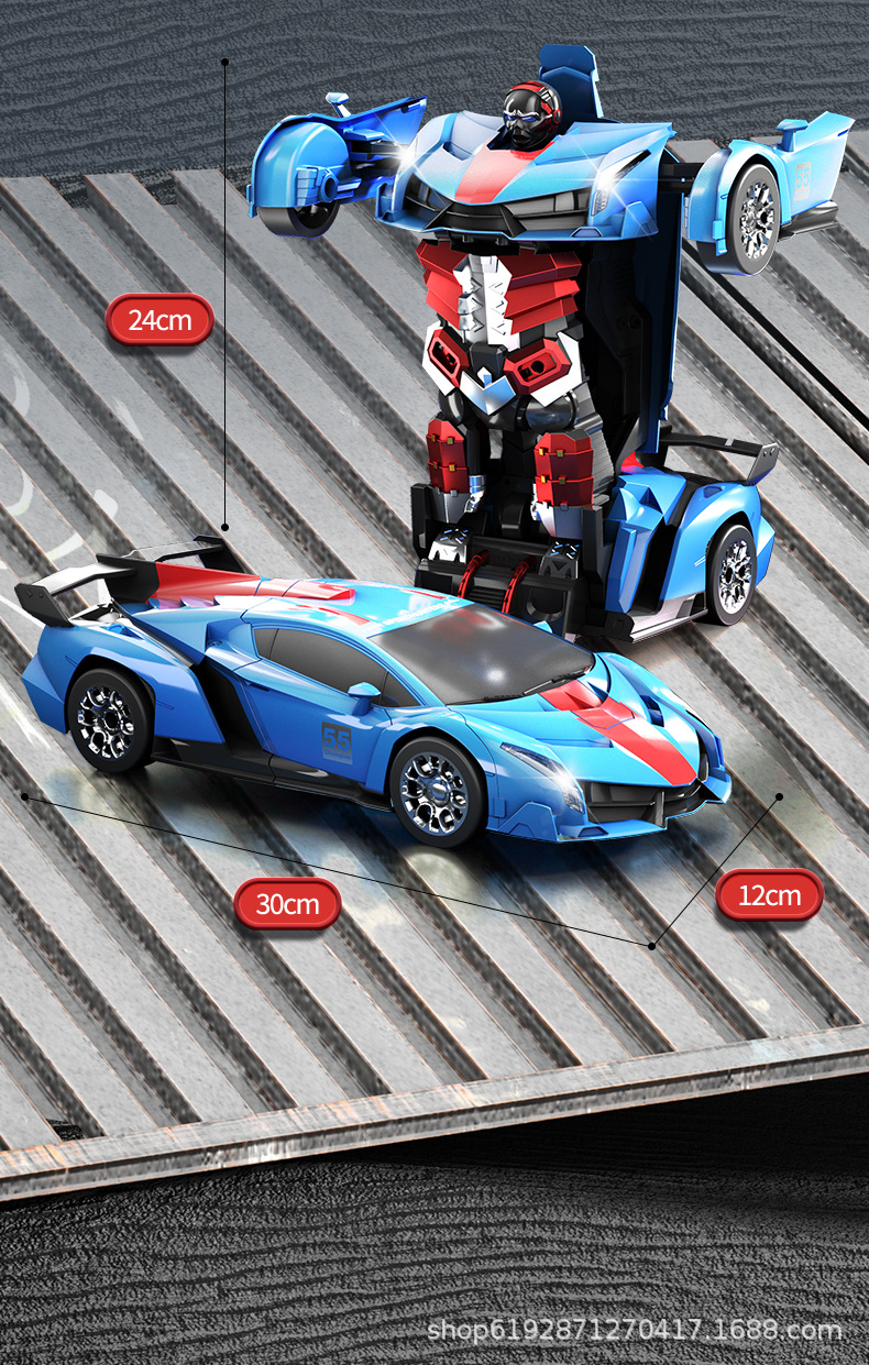 One-click transformation remote control car RC boy and child King Kong robot model toy car is selling well across the border on Amazon pic 19