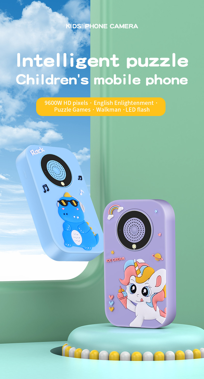 A20儿童手机相机可拍照录像 益智小孩子礼品玩具学生数码照摄相机详情1