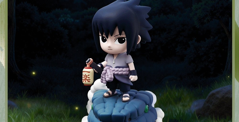 The official Naruto Shippuden Ichigura Ramen theme series blind box Naruto Sasuke Kakashi peripheral toys pic 6