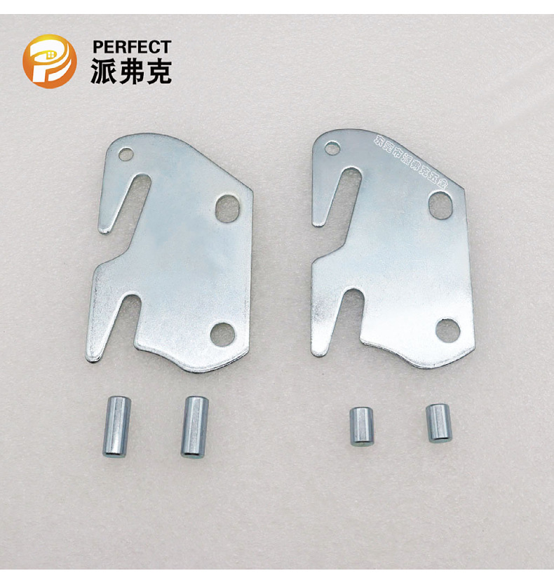 畅销量大优惠家具床组五金床挂铁床板连接件白锌床铰加厚床挂片详情14