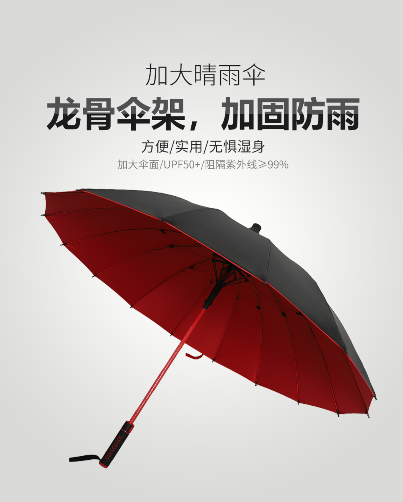 遇水变色大雨伞防晒雨伞太阳伞一次性防水套详情1