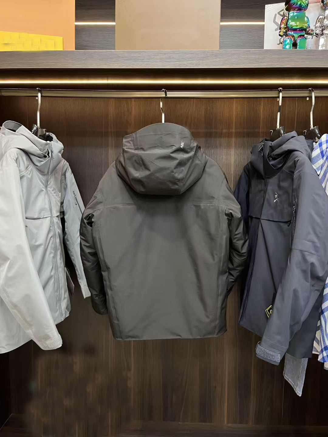 Niaojia Maicai Mcai waterproof, warm, detachable, hooded ski down jacket for men, outdoor down jacket pic 11