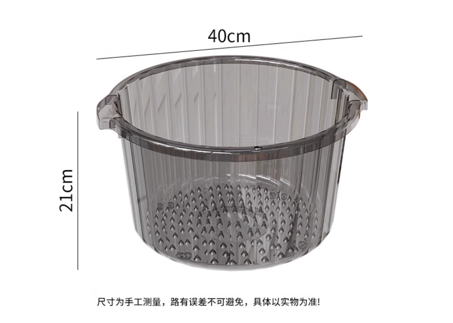 Integrated household large-sized plastic laundry basin with foot wash bucket, baby student dormitory washbasin, deepened pic 21