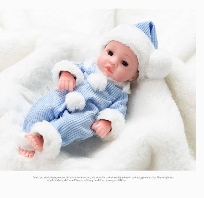 Vinyl dolls, playhouse toys, 30cm reborn dolls, simulated baby dolls, fashionable dress-up dolls wholesale pic 15
