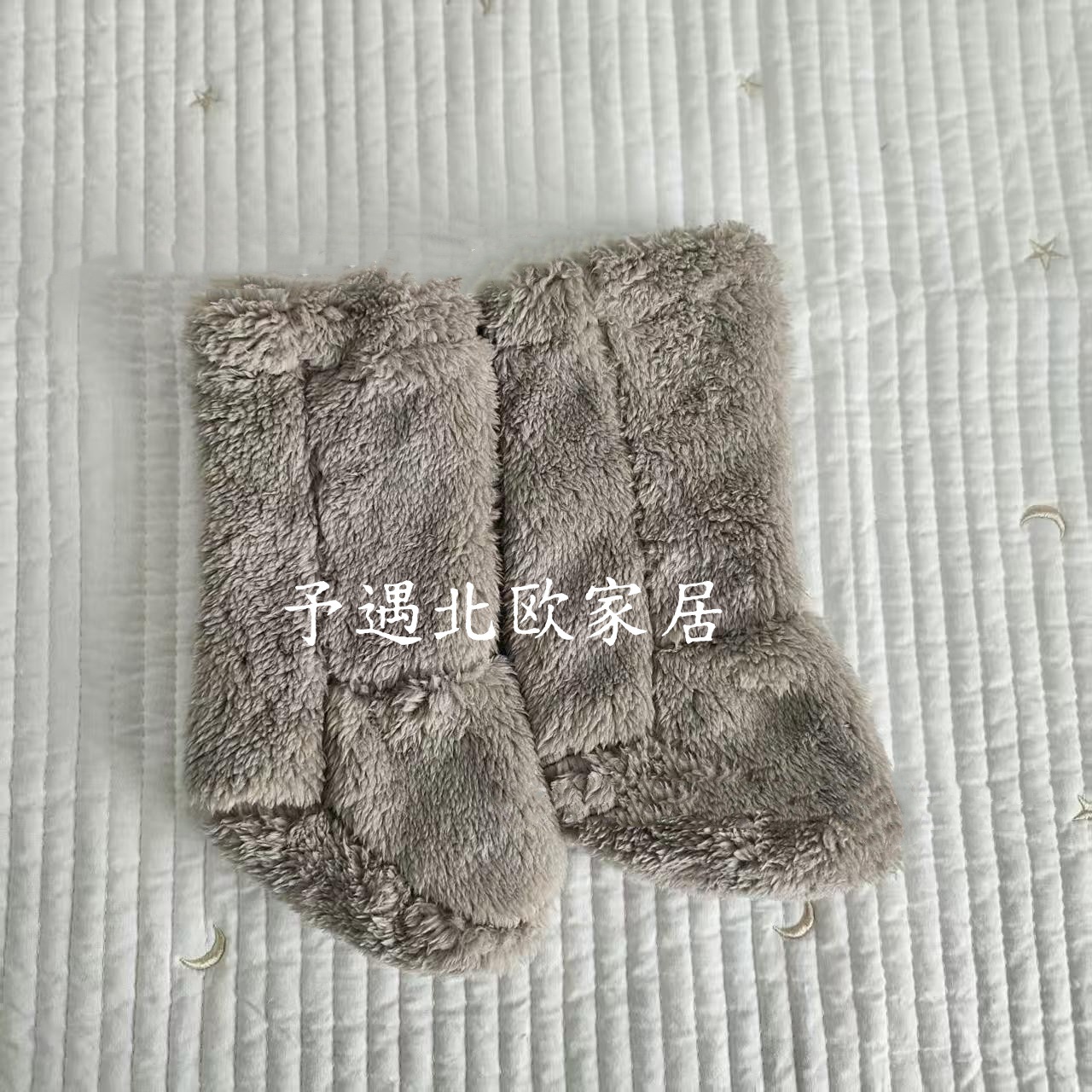 韩国ins秋冬加绒婴儿袜子新生儿地板袜男女宝宝防冻脚防滑学步袜详情9