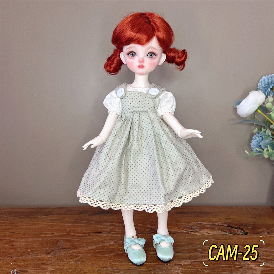 6分BJD玩偶换装衣服30厘米洋娃娃衣服森系可爱卡通洛丽塔裙子详情24