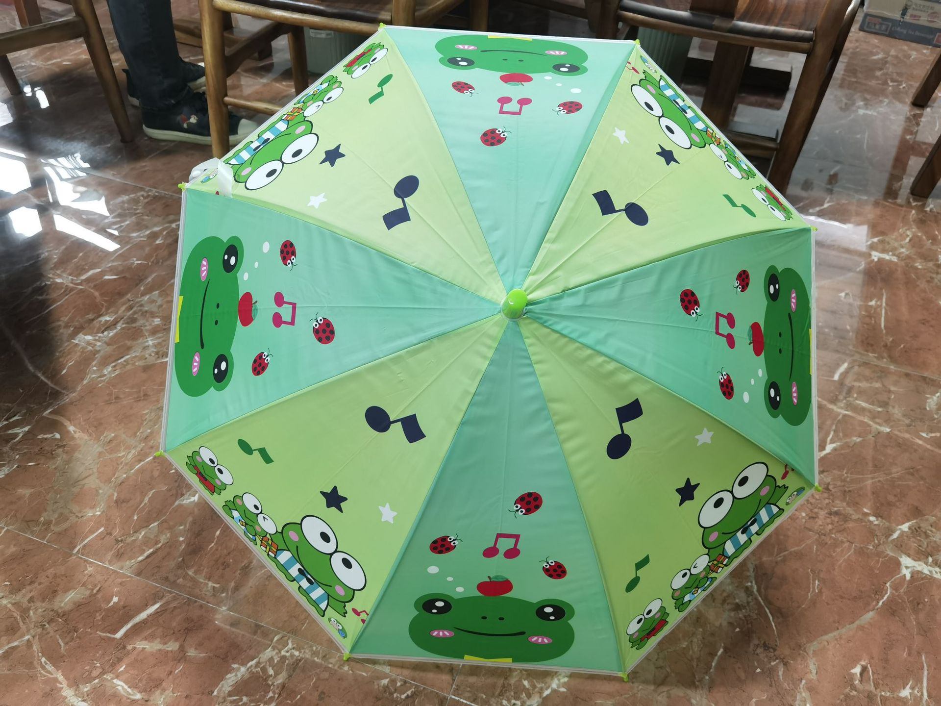 创意清新儿童雨伞卡通学生伞便携安全8骨自动长柄晴雨伞厂家批发详情12