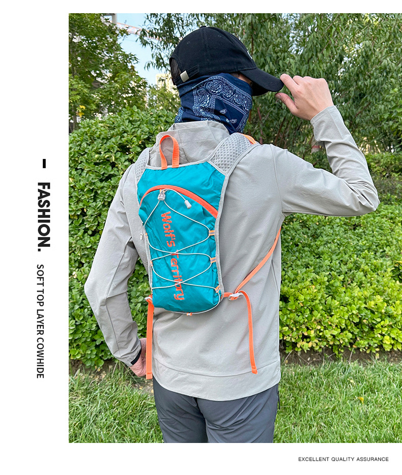 新款轻便户外骑行包多功能防水运动水袋包透气徒步越野跑马甲背包详情22