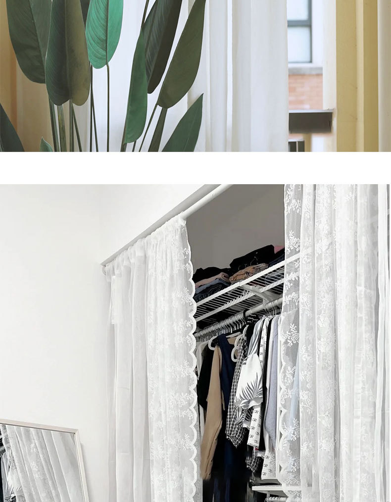 免打孔伸缩杆免钉晾衣杆衣架不锈钢窗帘挂杆浴帘杆子门帘衣柜撑杆详情13