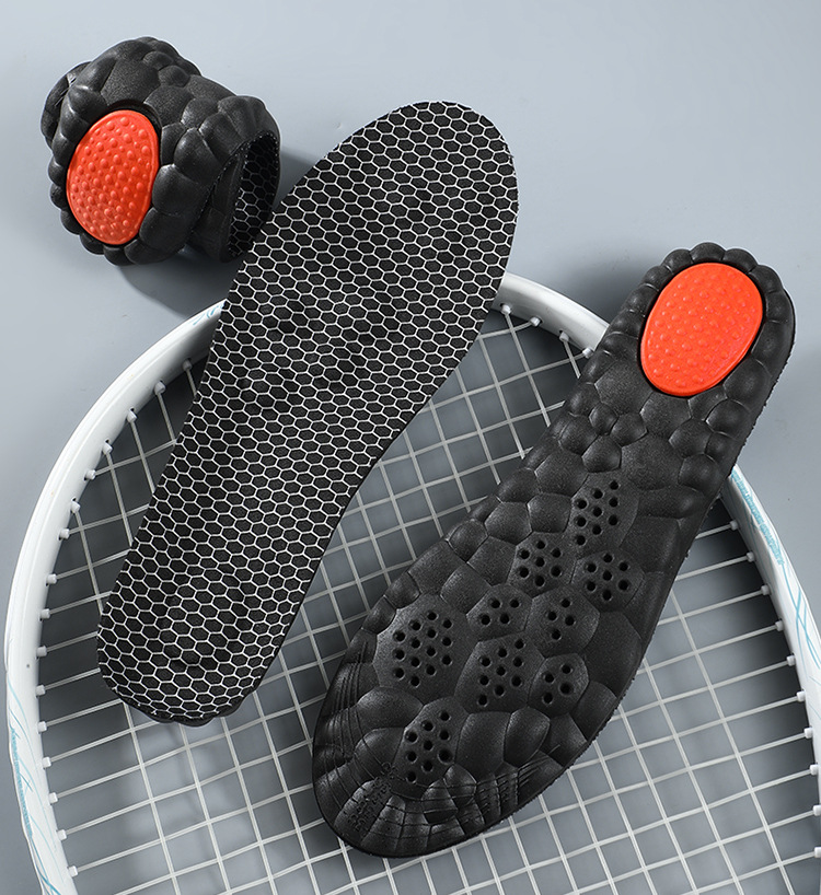 Graphene insoles with 3A-level anti-odor, antibacterial and deodorizing properties for basketball, badminton, leisure sports, high elasticity, shock absorption, breathability and sweat absorption pic 17