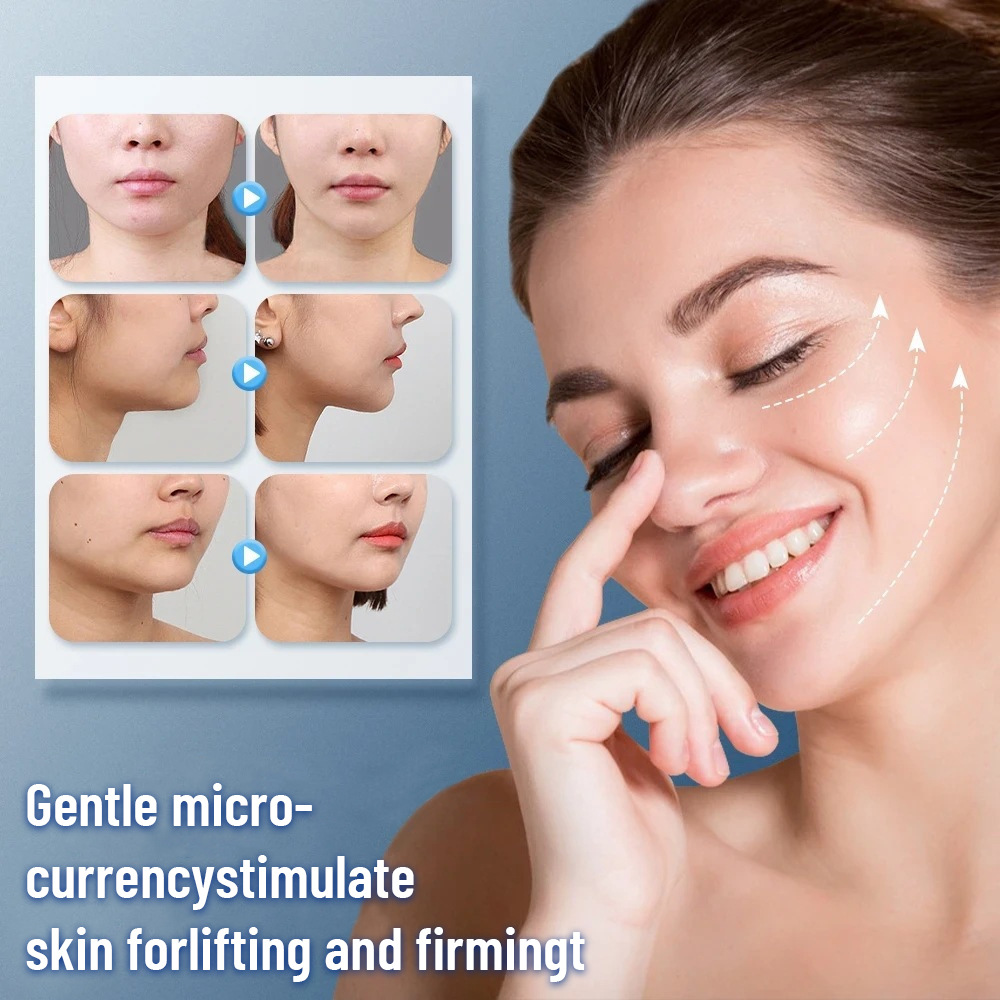 The new EMS facial microcurrent massager eye mask and eye massage device is a beauty device for lifting and firming the face pic 7