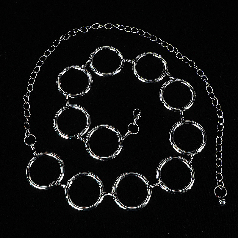 腰链女款高级感韩版时尚连衣裙腰带女百搭装饰金属大圆环裤链批发详情43