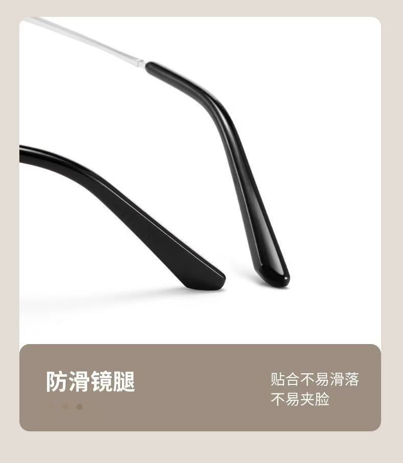 New Korean-style high-definition anti-blue light reading glasses for the middle-aged and elderly, fashionable business classic and versatile high-definition eye-protecting flat light glasses pic 5