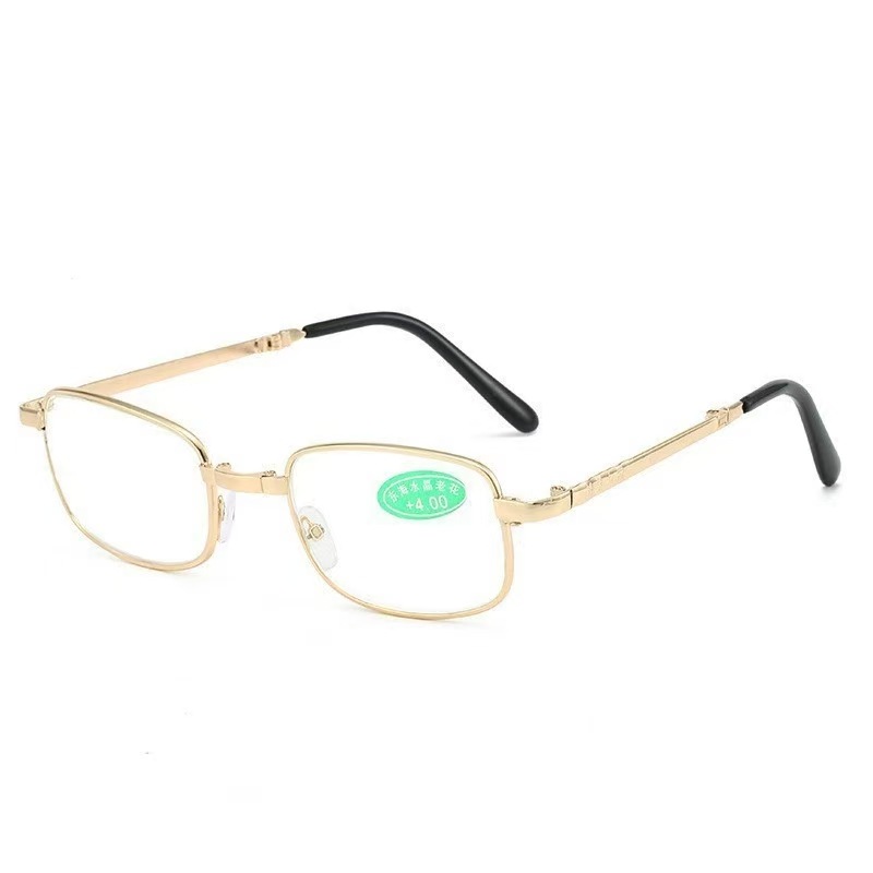 Donghai crystal Glass folding reading glasses, high-definition anti-blue light and anti-fatigue portable reading glasses for men and women pic 10
