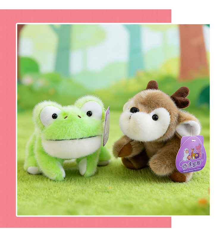 Cartoon three-pose panda palm treasure, sloth plush toy, Aries learning pair, wedding scattering, cross-border monkey wholesale pic 12