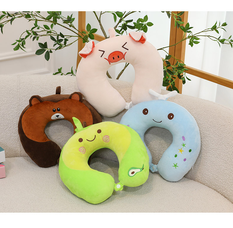 网红U型枕儿童学生午休睡觉创意便携式旅行坐车护颈头枕女生优选详情21