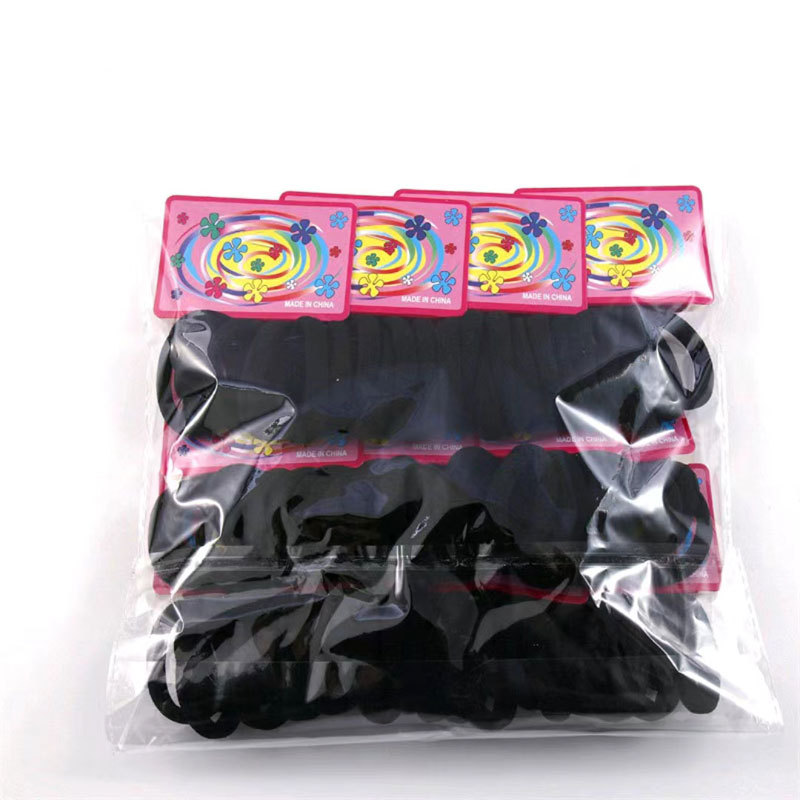 5cm towel loop clip head, foreign trade hair band letter buckle hair rope, seamless high-elasticity rubber band hair rope, 72 pieces pic 4