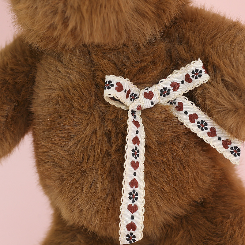 Cute and adorable little rabbit plush toy, sweet and ear-hanging rabbit, fresh and cute birthday gift, rabbit figurine pic 17