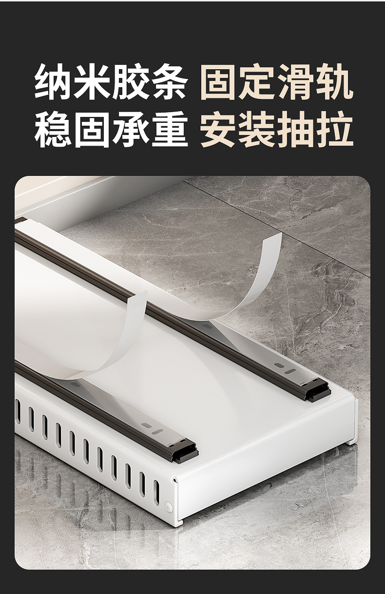 Multi-functional adjustable kitchen cookware storage rack, kitchen countertop dish rack, household pot lid storage rack, wholesale daily necessities, kitchen organizing supplies pic 9