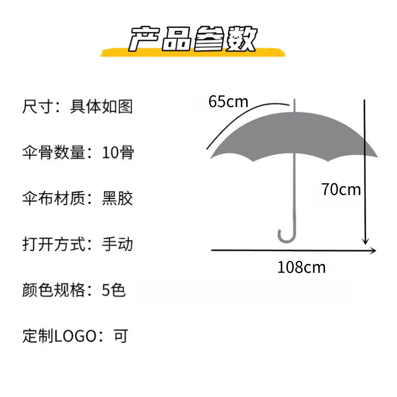 折叠雨伞10骨加固加大防紫线晴雨伞加厚防晒伞黑胶遮阳伞雨伞批货详情2