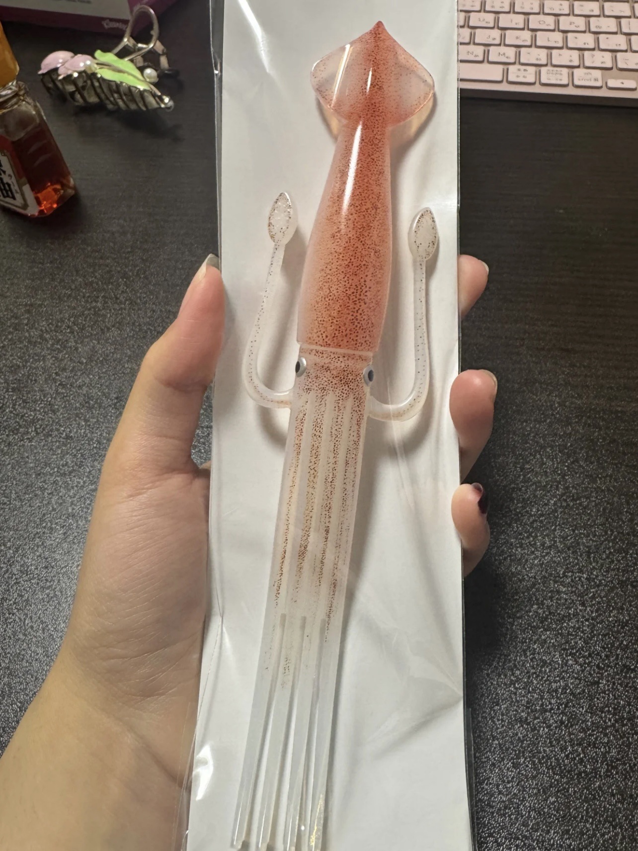 厂家直销小红书同款日本日清鱿鱼乌贼趣味叉子异形叉个性餐叉可爱详情9
