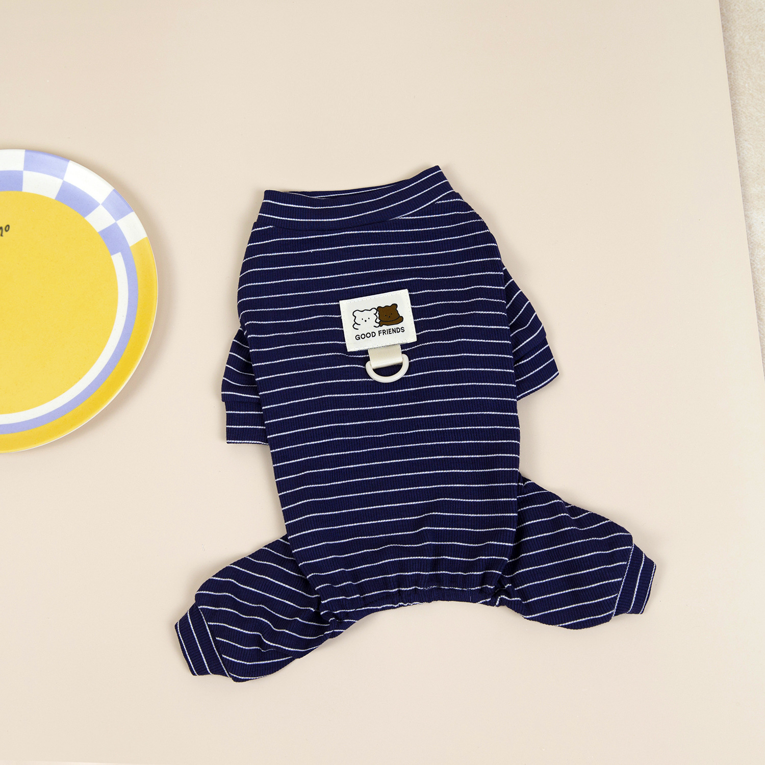 条纹贵宾犬宠物服装两只装狗狗衣服宠物服饰宠物狗狗衣服详情2