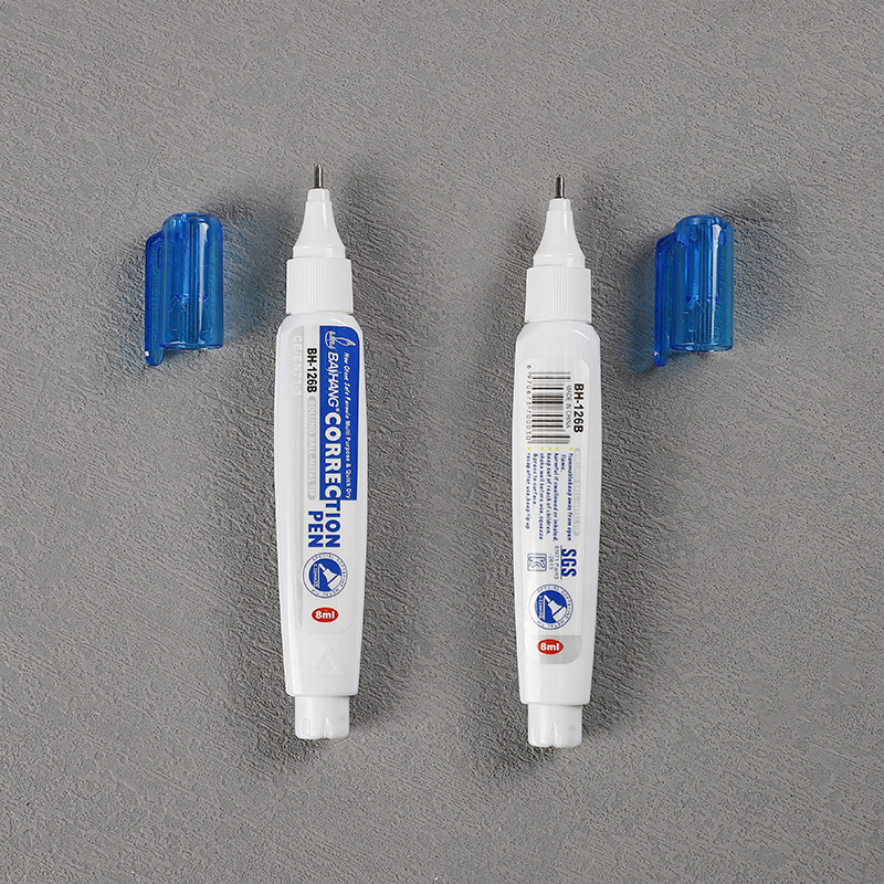 Hot-selling foreign trade correction fluid BH126B, smooth and leak-proof correction pen, student office correction fluid pen wholesale pic 17