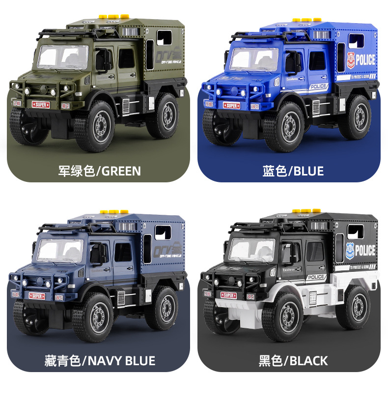 宝宝益智玩具车1-3岁男孩专用 惯性回力越野车模型 小汽车仿真代发儿童玩具6款随机发货详情4