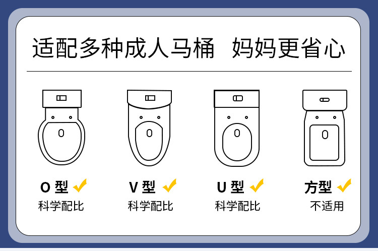 儿童坐便器马桶梯小孩辅助阶梯可折叠马桶圈可调节男女宝宝坐便圈详情15