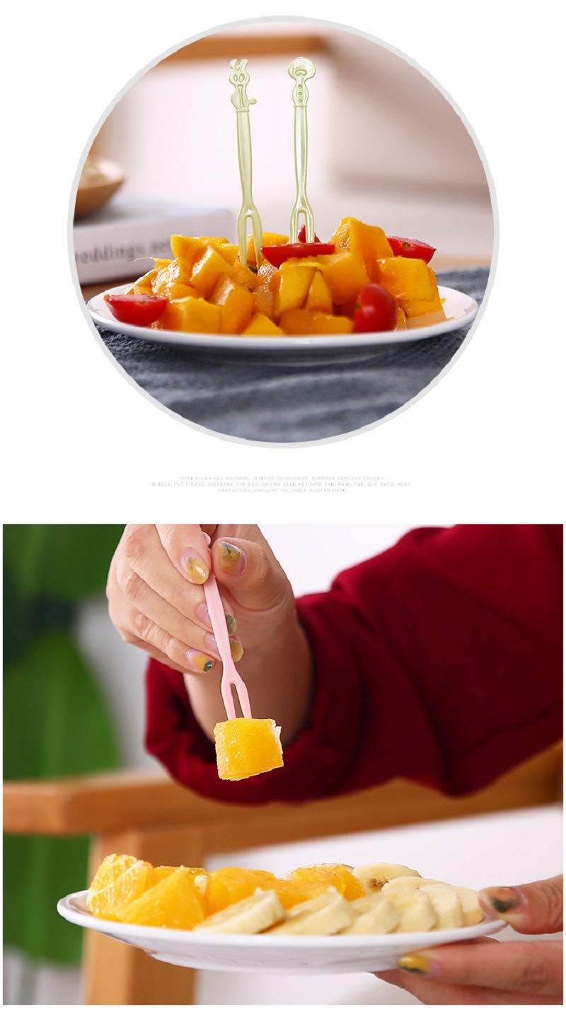 【 Thickened fruit fork box Set 】 Household plastic fruit sticks, cake forks, dessert forks, disposable fruit forks pic 5