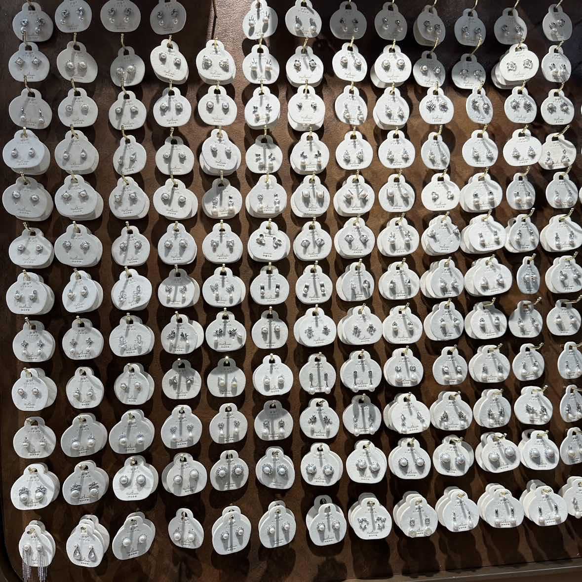 Silver needle Yiwu accessories wholesale, street stall, night market supply, live-streaming bestsellers, Xiaohongshu ear stud accessories factory, female pic 6