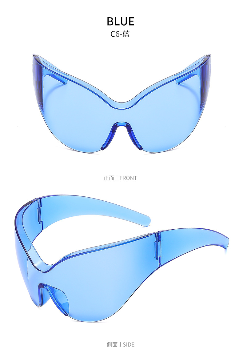 时髦高级感68193连体欧美小众个性墨镜男女时尚未来风韩版太阳镜详情15