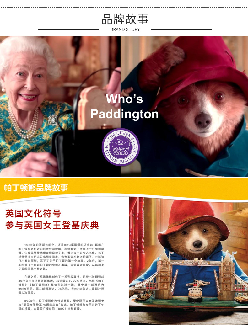 帕丁顿熊正品2025年春季新款儿童运动鞋中小童魔术贴户外休闲童鞋详情16