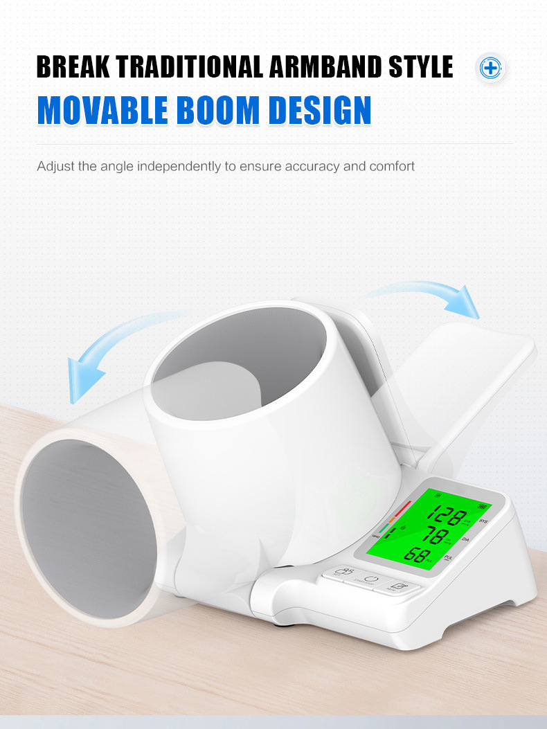 Fda-certified arm electronic blood pressure monitor, a precise home blood pressure measuring instrument specifically designed for the elderly pic 5