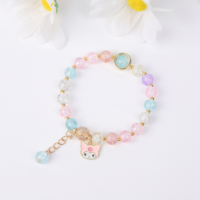 爆花水晶手链三丽欧系列少女韩版首饰库洛米朵闺蜜学生手串饰ins详情7