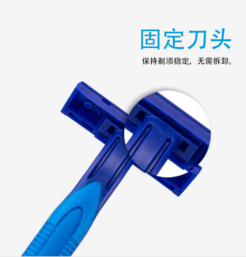 Disposable razor PearlMax double-layer hair remover for men, old-fashioned hotel hair remover, manual razor pic 10