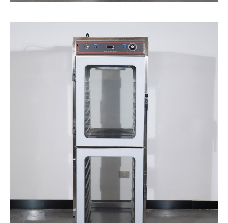 商用HHC-980立式炸鸡保温柜炸薯条不锈钢双门食物保温展示柜详情8