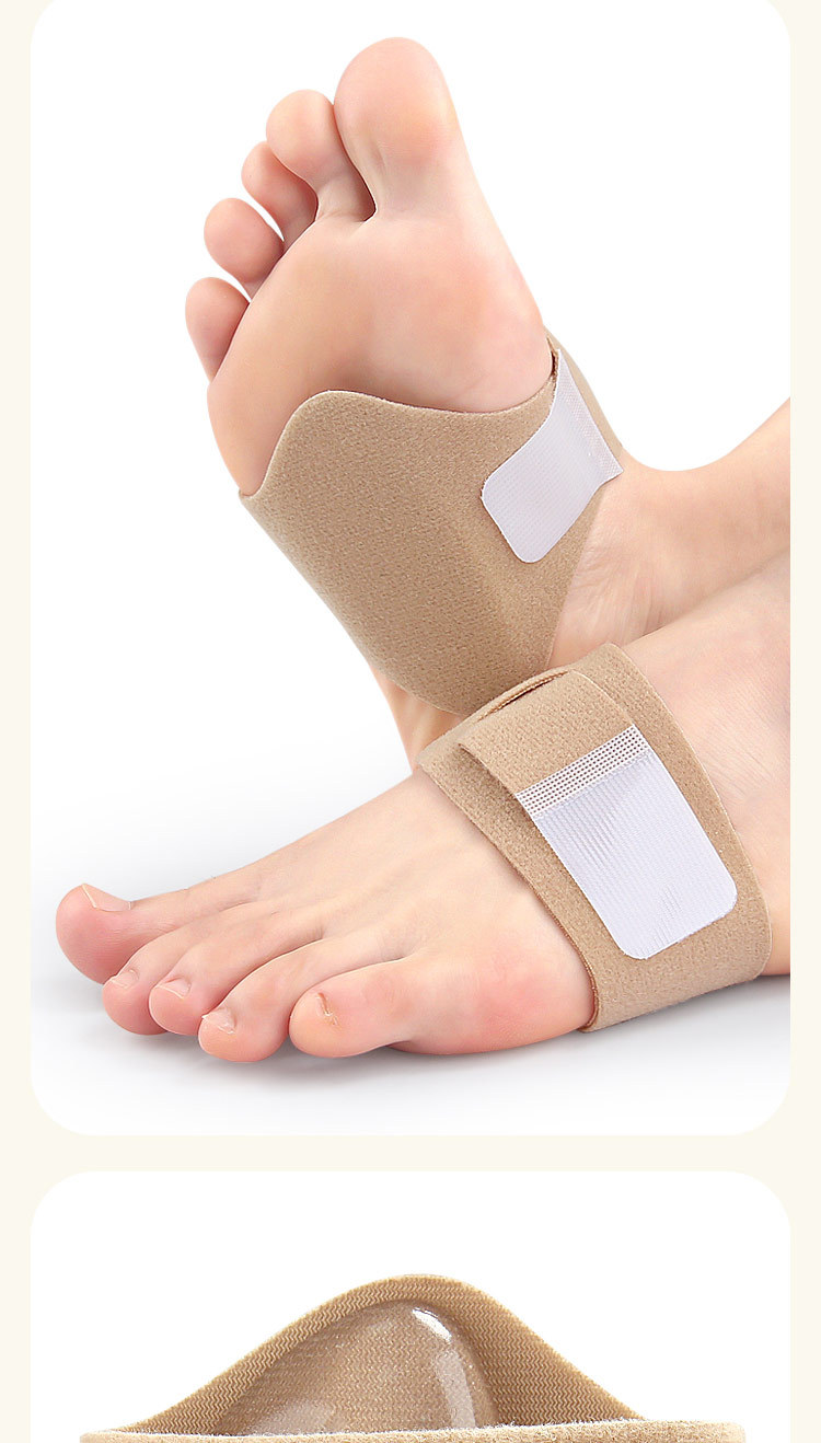 Arch support pads for men and women, flat arch support orthopedic pads, adjustable plantar fascia, half foot pads for the sole pic 9
