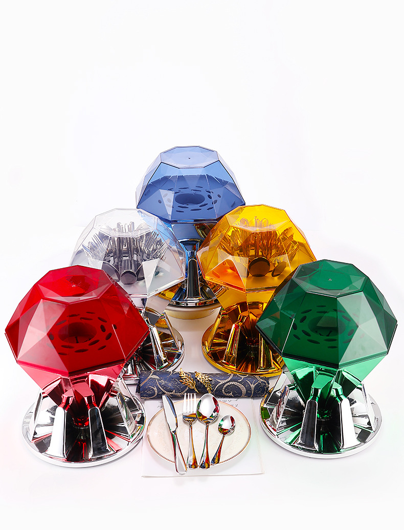 跨境Tableware set餐具蛋创意套装豪华西餐1010刀叉勺钻石心境蛋详情6