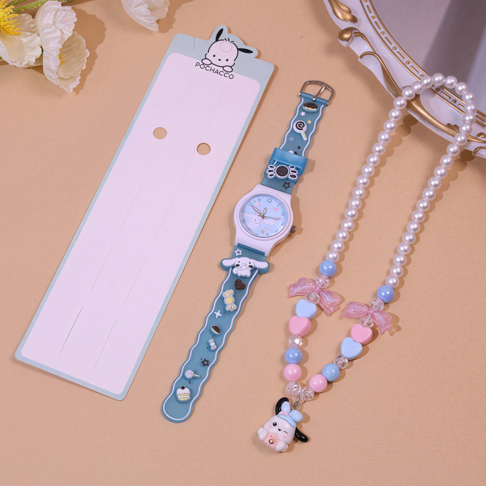 可爱卡通项链套装儿童手表三丽鸥小学生手表高颜值女孩watch饰品详情16