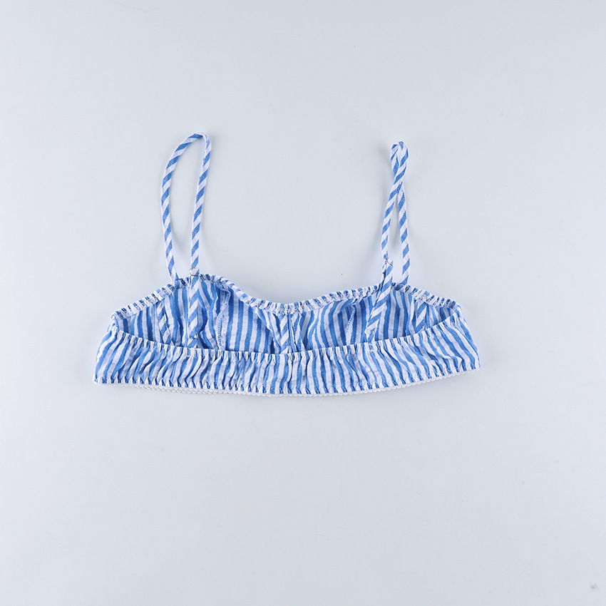 A new spring/summer striped three-piece pajama set from Europe and America, soft, loose and skin-friendly for women, suitable for cross-border wear in 2026 pic 19