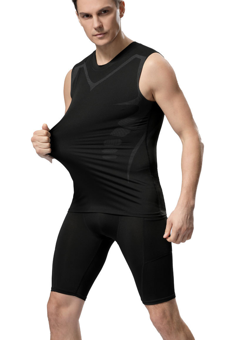 Tight vest men's basketball sports tights quick-drying 详情10