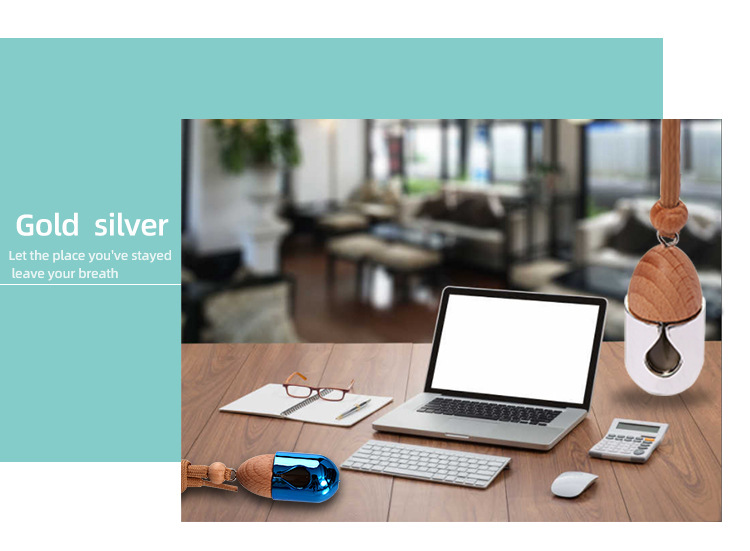 7ml teardrop-shaped perfume bottle, wooden cap with lanyard, car pendant, aromatherapy bottle, small pendant, essential oil portioned bottle pic 7