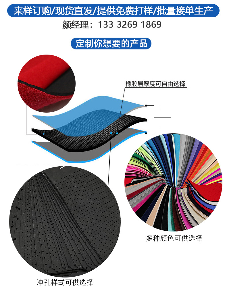 防水氯丁橡胶面料 环保无气味潜水料可冲孔潜水布复合面料详情6