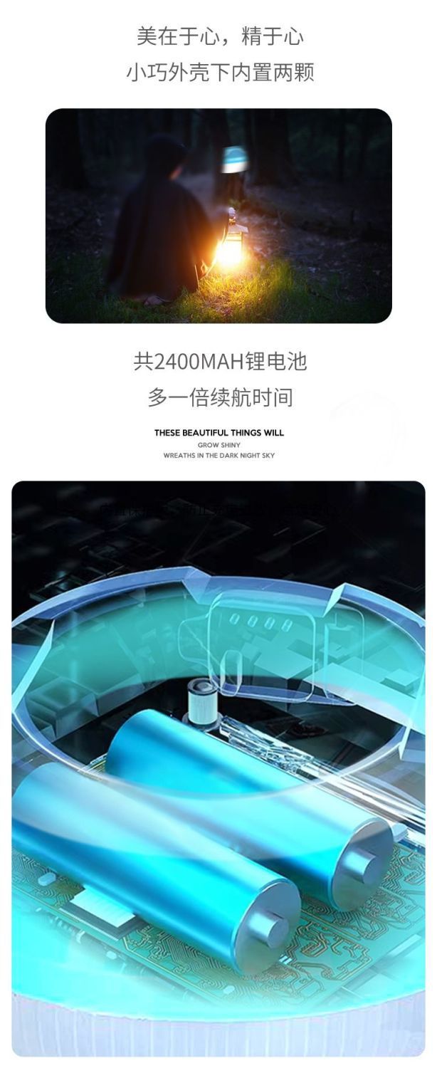 led solar emergency bulb, street stall night market charging lamp, multi-functional magnetic suction household outdoor camping bulb pic 5